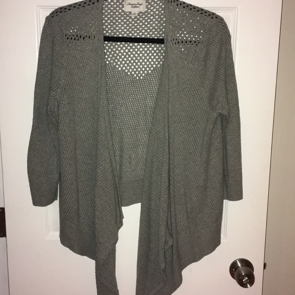 Grey cardigan
